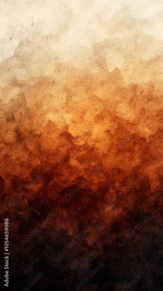 Aufkleber an abstract gradient showcasing warm shades of orange and brown, blending seamlessly from light to d