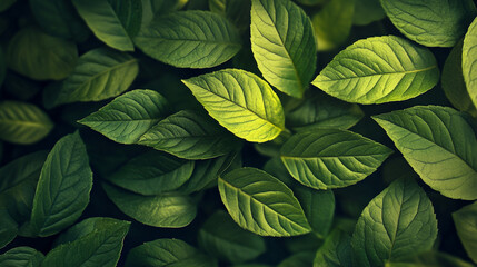 natural leaves background.ai generative