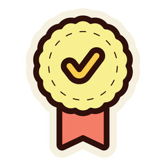 credibility award badge sticker