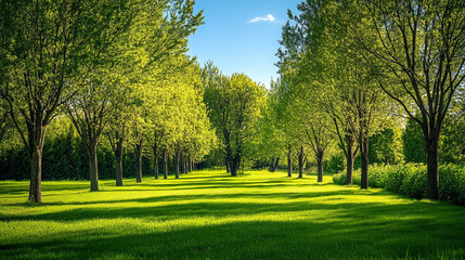 Obraz premium beautiful landscape view.ai generative