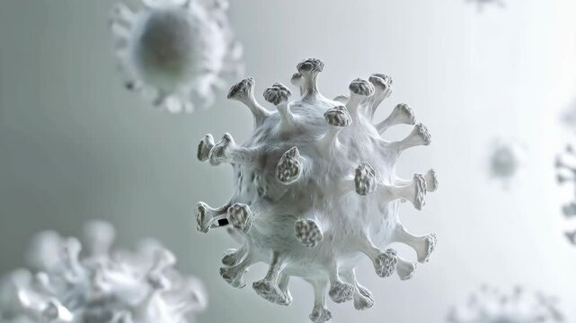 Tumor microenvironment background with cancer cells, T-Cells, nanoparticles, molecules and blood vessels. Oncology research concept. Cancer awareness month, week