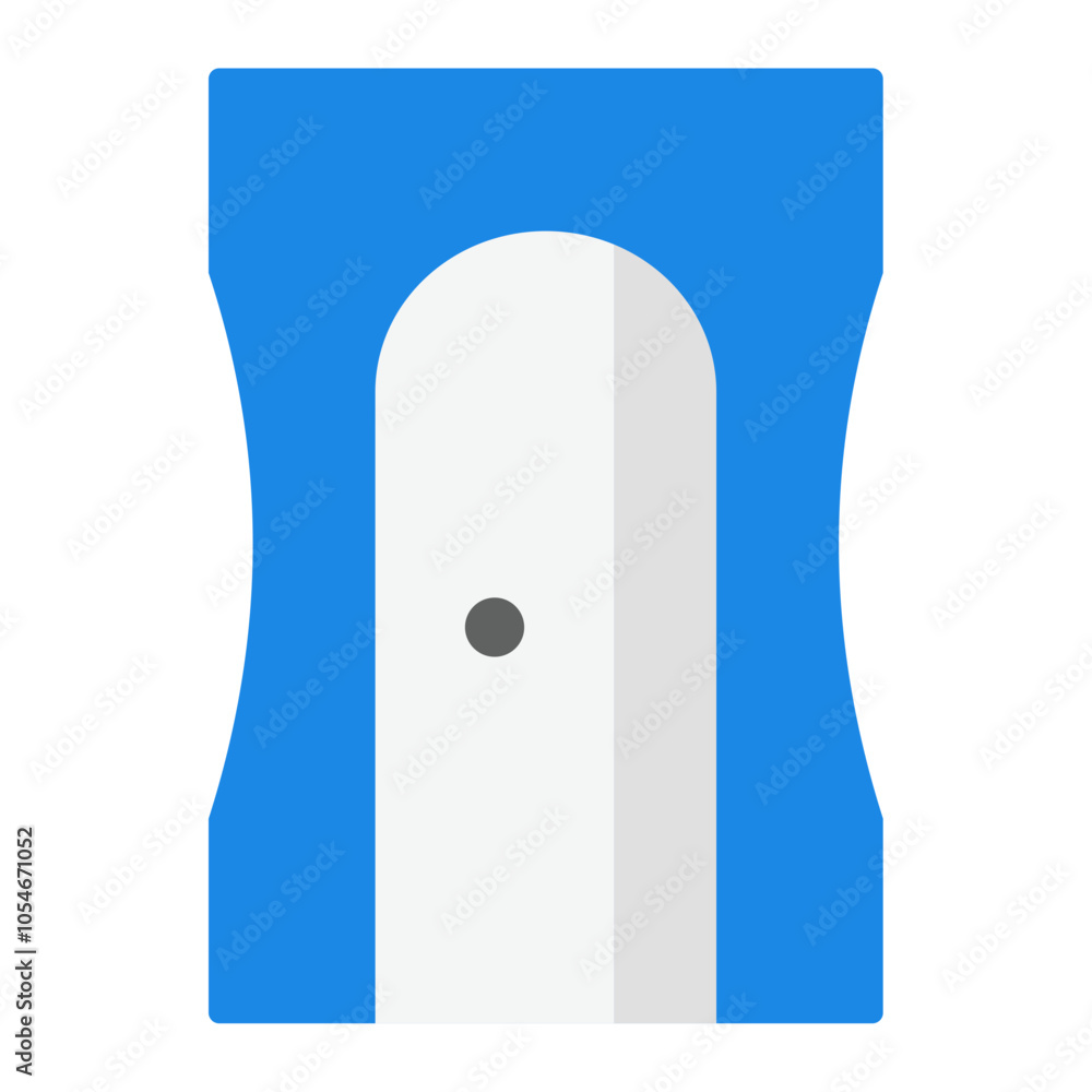 Sticker pencil sharpener icon