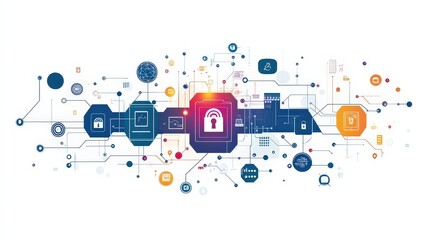 Obraz premium Importance of Cybersecurity and Data Privacy Today