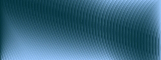 Abstract blue and teal curved lines background.