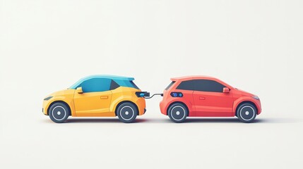 Obraz premium Electric Cars and Their Future in Transportation