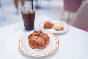 A stylish cafe in Gosan-ro, Namyangju-si, Gyeonggi-do, South Korea. October 10, 2024.