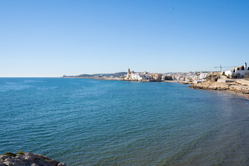 playa, sitges, oceano, mar sea, sand