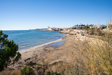 Sea, coast, sitges, ocean, turismo