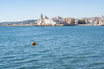 sea, ocean, sitges, turismo