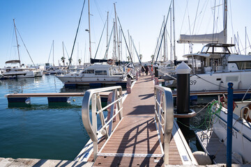bote, sitges, sea, coast, turismmo