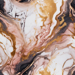 abstract marble, wallpaper, background, luxury marble texture gold and rose gold tone, ink liquid fluid watercolor painting texture