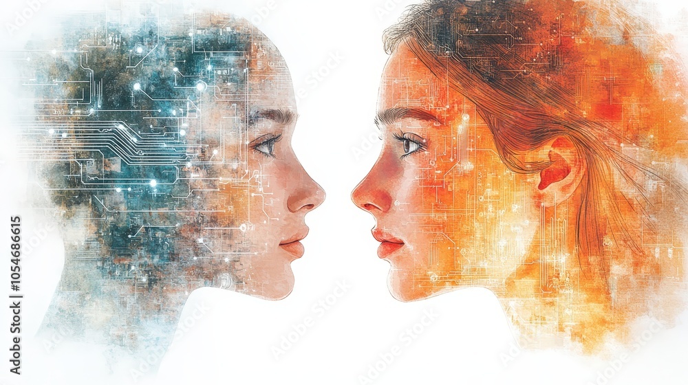 Poster artificial intelligence and future workforce concepts