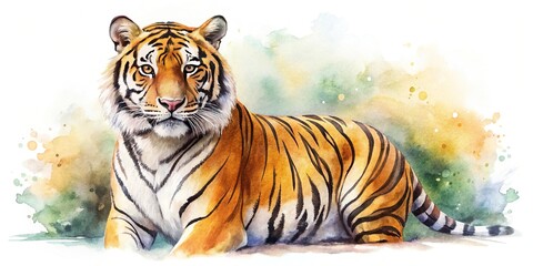 watercolor painting of endangered species