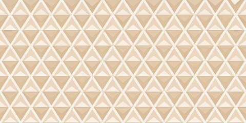 Seamless minimalist geometric pattern in beige and cream