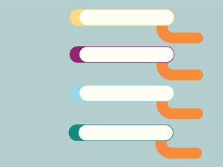 Tree infographic design. Infographic timeline background. A diagram of a set of steps