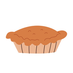 delicious pie sweet bakery icon vector illustration design graphic vector illustration graphic design