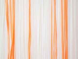 Obraz premium A vibrant abstract background featuring vertical orange and white lines, creating a sense of movement and depth.