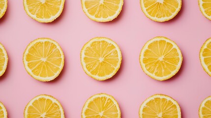 Fototapeta premium Ginger root slices in a pastel toned minimalist arrangement showcasing the anti inflammatory essence and wellness properties of this natural organic superfood The vibrant