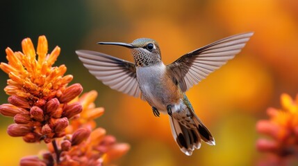 Fototapeta premium Hummingbird in Flight