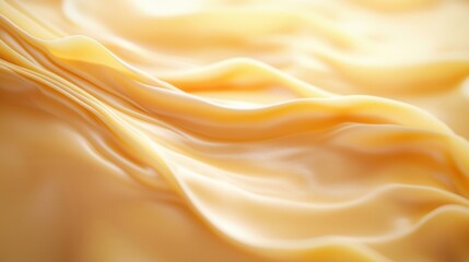 Fototapeta premium Melted cheese with a smooth texture, perfectly cooked, [cheese , melt , smooth], ,
