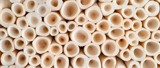 Detailed cross section of a licorice root revealing the unique sweet compounds and intricate tubular concentric patterns that give this medicinal plant its distinctive texture and flavor