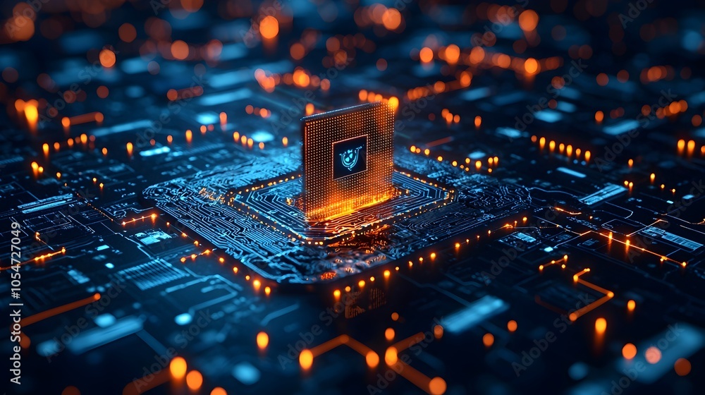 Aufkleber Conceptual of a layered firewall and virtual security system protecting digital infrastructure and data from various cyber threats and attacks