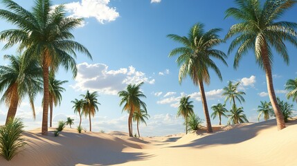Obraz premium Palms in the Desert