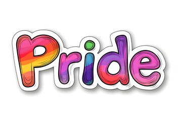 Happy Pride LGBTQ element set. LGBTQ community symbols with star, speech bubbles, flower, heart. Elements illustrated for pride month, bisexual, transgender, gender equality, sticker, rights concept.