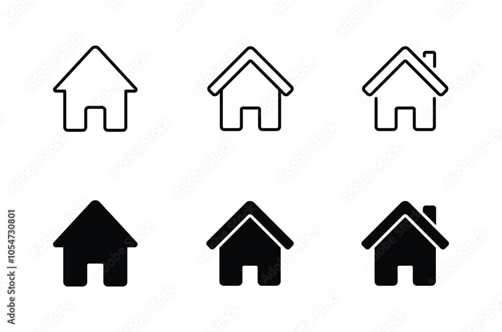 Poster home icon vector for web, computer and mobile app