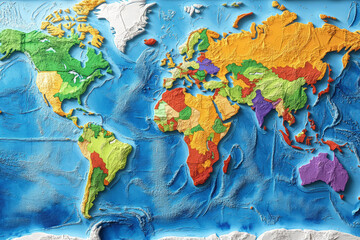 Exploring the Vibrant and Diverse Features of the World Map