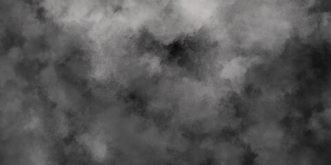 Abstract white and gray isolated cloud cumulus clouds. Gray aquarelle painted realistic fog or mist smoky textured canvas design. White and ash messy wall stucco texture background.	
