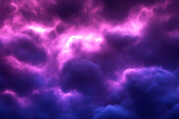 Dramatic Purple Cloudscape: A Breathtaking View of Nature's Majesty