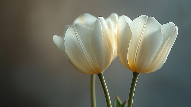 tranquil greige pastel-colored tulip texture showcases soft, soothing hues, symbolizing peace, purity, and new beginnings, inviting a sense of calm and reflection in any setting