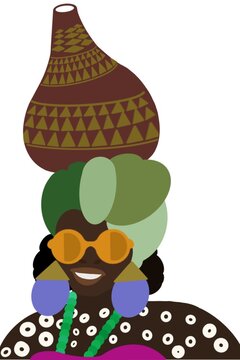 Black woman with Calabash