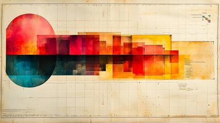 Comprehensive and Detailed Data Visualization Displaying Analytical Trends and Insights Through Overlaid Line and Bar Charts Against a Clean Grid Layout