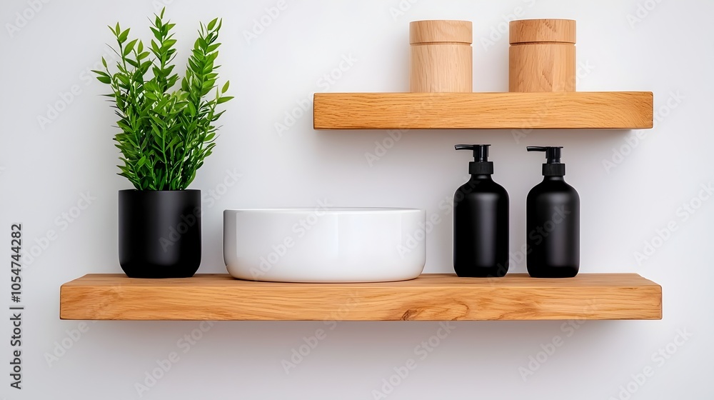 Aufkleber minimalistic and neatly designed kitchen featuring a bright bar counter polished sink and kitchenwar