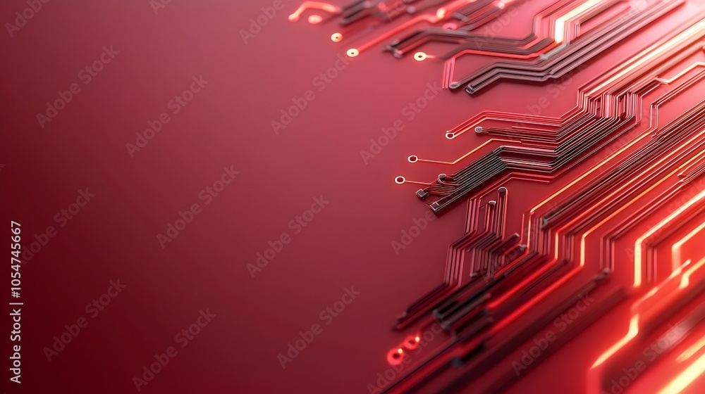 Poster Glowing Digital Circuit Board Background with Encrypted Data Symbols Showcasing Advanced Processes and Innovative Data Protection Concepts  Perfect for Technology Cybersecurity