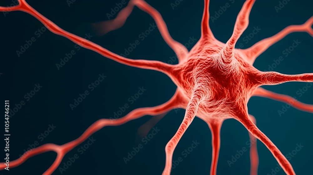 Leinwandbilder Futuristic abstract technology background with neural pathways secure data transfer symbols and advanced encryption graphics ideal for digital processes information systems and technology archives