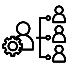 Business collaboration icon