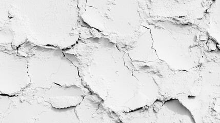 Obraz premium Light grey concrete wall texture with visible cracks and natural roughness. v4