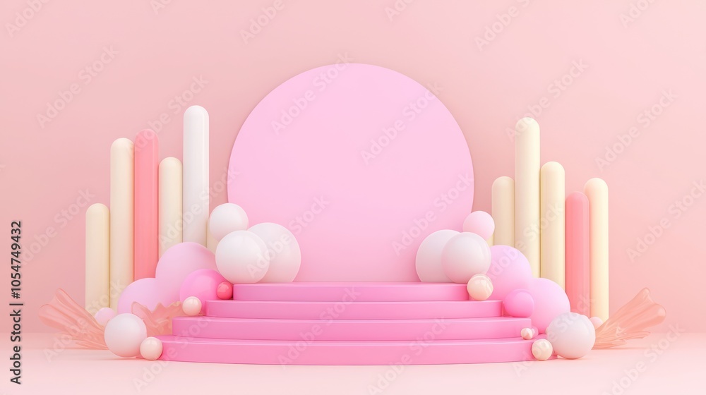 Poster illuminated growth journey on soft backdrop with copyspace in high luminosity 32k resolution, mindse