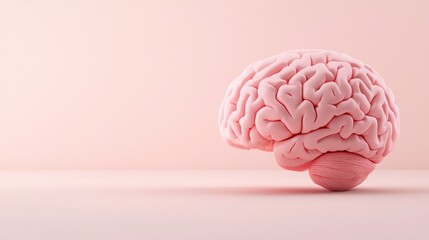 Embracing Empathy: Illuminated Mindset on Neutral Background with Copyspace in 32K Resolution, mindset concept