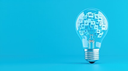 Empowered Vision: Bright 32K Background with Motivational Copyspace, mindset concept