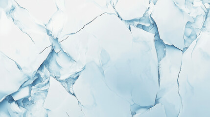 Naklejka premium Cracked ice texture in shades of light blue and white, creating a cool crystalline effect. v3