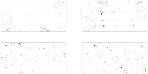 Grunge Urban Backgrounds set. Dust Overlay Distress Grain ,Simply Place illustration over any Object to Create grungy Effect