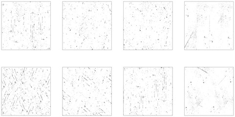 Grunge Urban Backgrounds set. Dust Overlay Distress Grain ,Simply Place illustration over any Object to Create grungy Effect