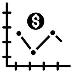 Growing graph icon. Growth chart icon. Growing bar graph