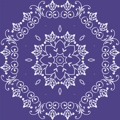 Damask Patterns Geometry Shapes Arabic Paper Pattern Folk Embroidery, Aztec Ornament Print. Design for Carpet, Wallpaper, Clothing, Wrapping, Fabric