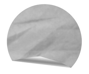 Blank Round Sticker for Mockup Template -43