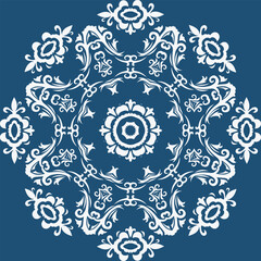 Modern Damask Patterns Antique Seamless Ethnic Pattern Folk Embroidery, Aztec Ornament Print. Design for Carpet, Wallpaper, Clothing, Wrapping, Fabric